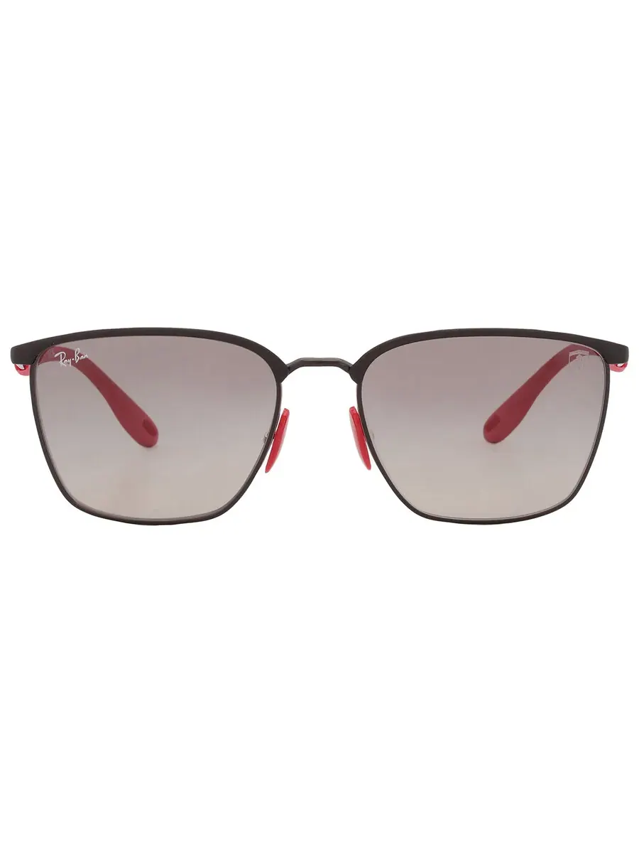 Солнцезащитные очки Ray Ban Scuderia Ferrari серые градиентные квадратные унисекс RB3673M F04111 56 Ray-Ban