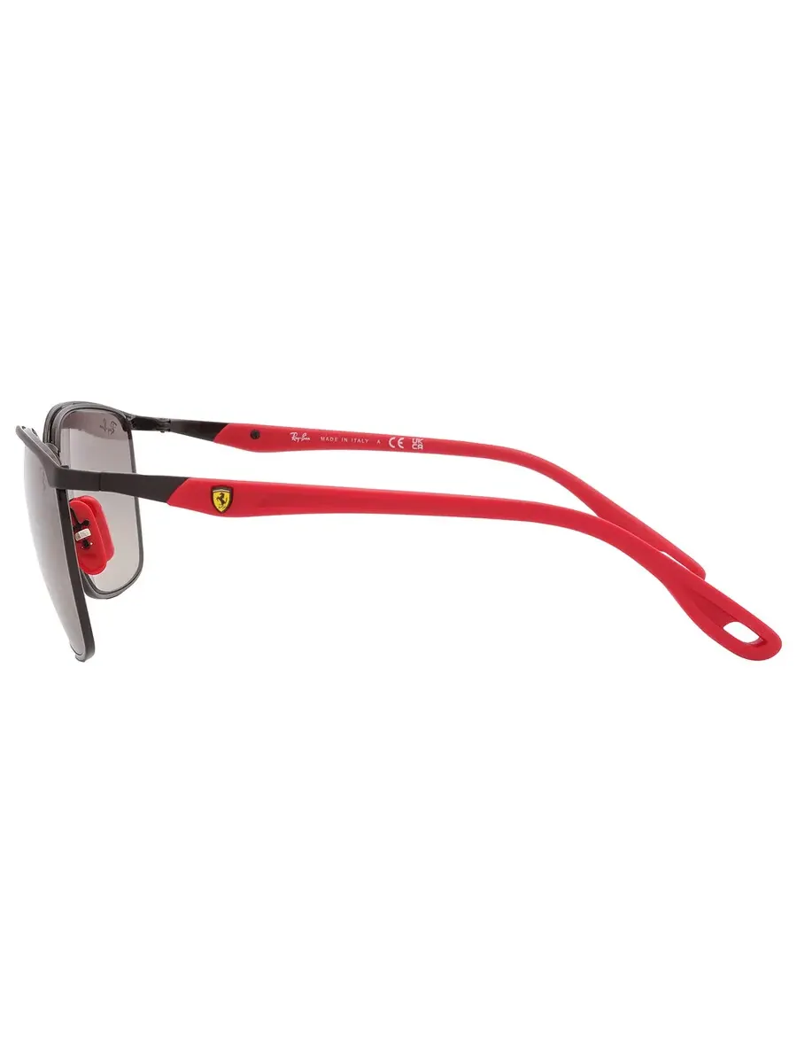 Солнцезащитные очки Ray Ban Scuderia Ferrari серые градиентные квадратные унисекс RB3673M F04111 56 Ray-Ban, серый