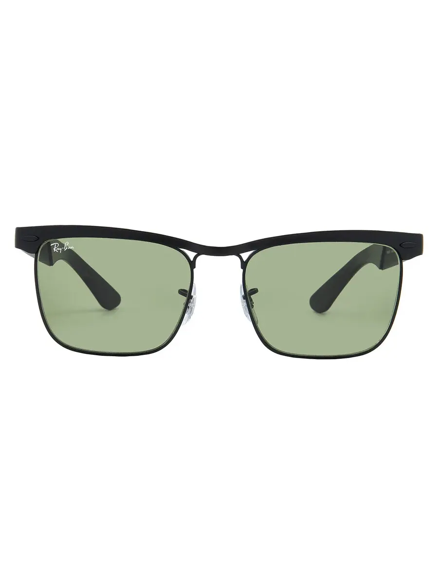 Солнцезащитные очки Ray Ban Wayfarer Deluxe Green Square унисекс RB3875 006/4E 56 Ray-Ban