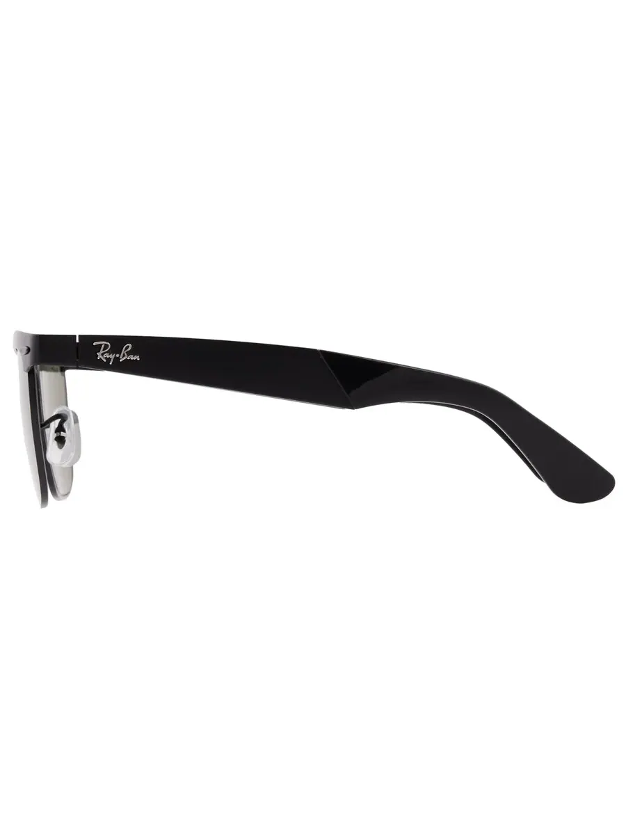 Солнцезащитные очки Ray Ban Wayfarer Deluxe Green Square унисекс RB3875 006/4E 53 Ray-Ban — изображение 4 из 5, черный