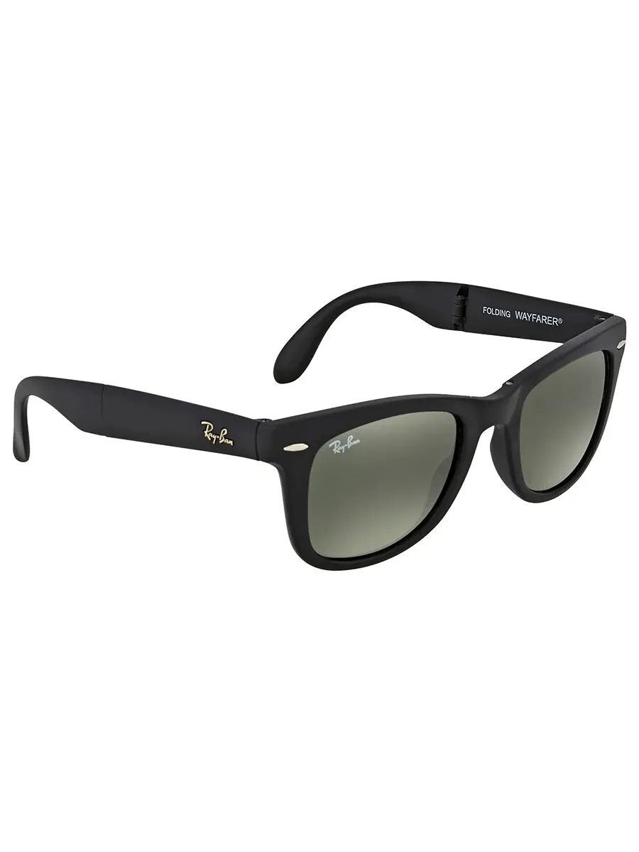 Солнцезащитные очки Ray Ban Wayfarer Folding Classic Green Classic G-15 унисекс RB4105 601S 50 Ray-Ban — изображение 2 из 5