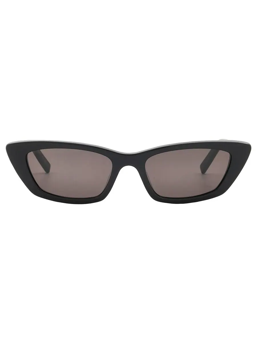 Женские солнцезащитные очки Saint Laurent Black Cat Eye SL 277 009 52 — черный