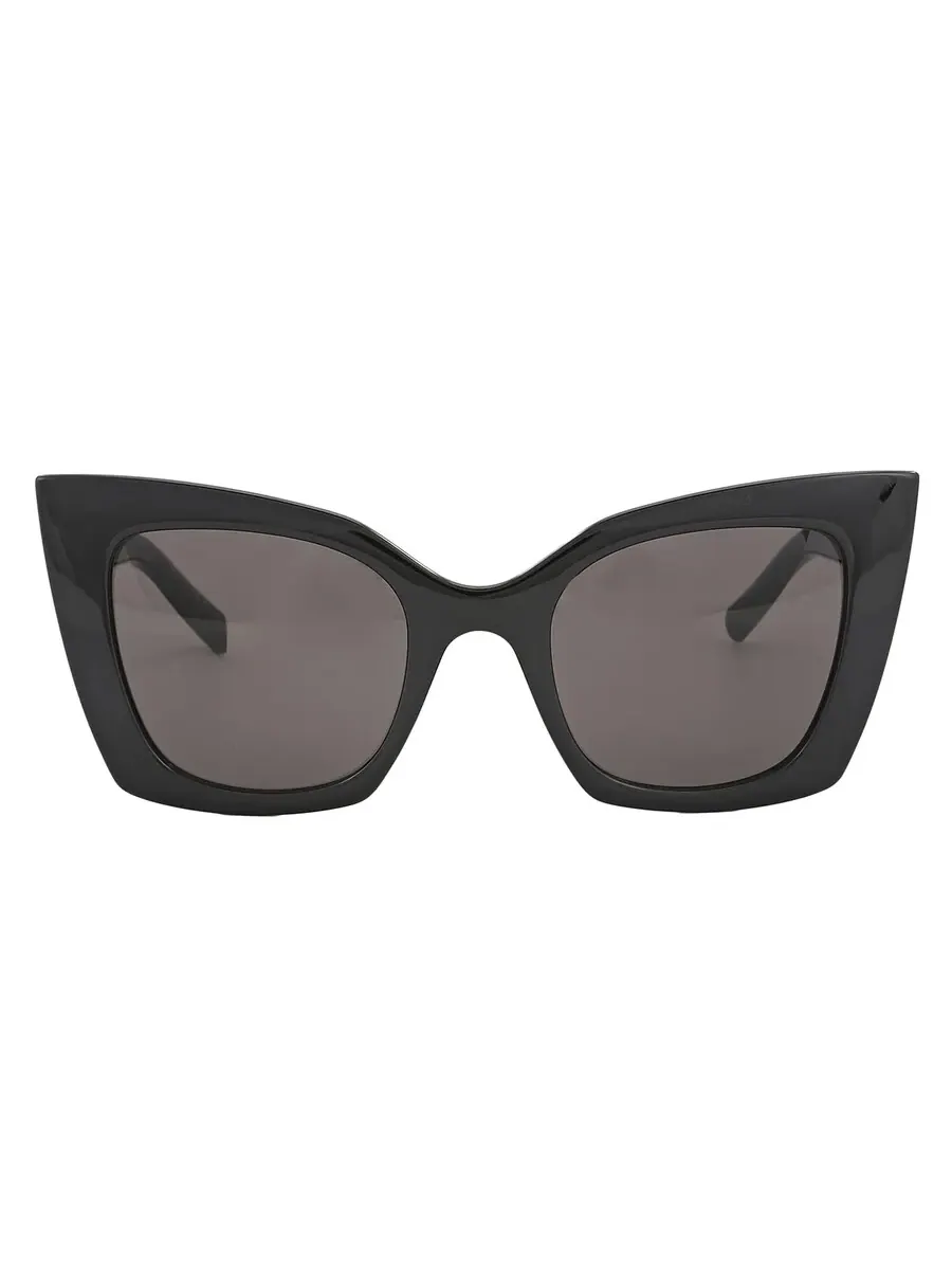 Женские солнцезащитные очки Saint Laurent Black Cat Eye SL 552 001 51 — черный