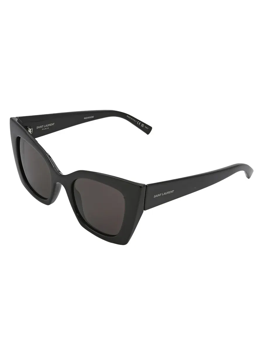Женские солнцезащитные очки Saint Laurent Black Cat Eye SL 552 001 51 — изображение 4 из 5, черный
