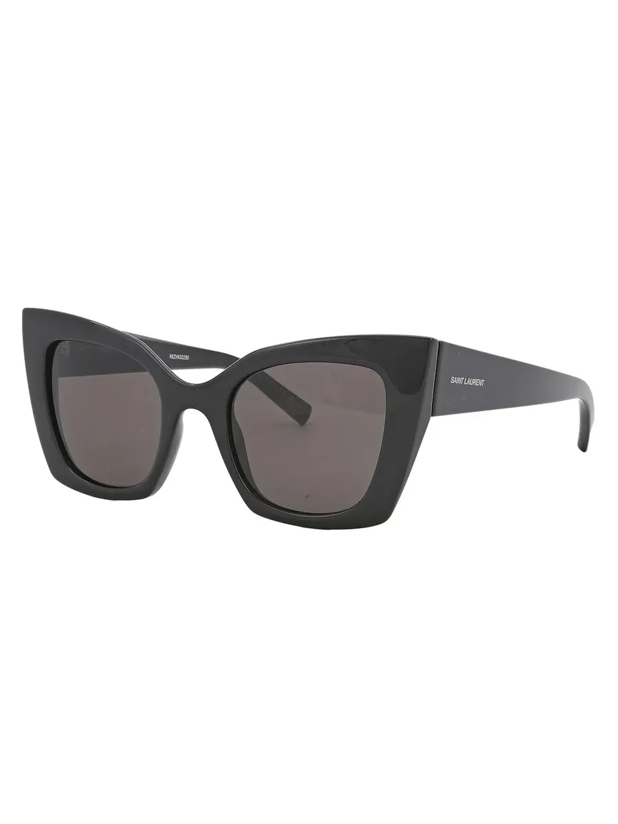 Женские солнцезащитные очки Saint Laurent Black Cat Eye SL 552 001 51 — изображение 5 из 5, черный