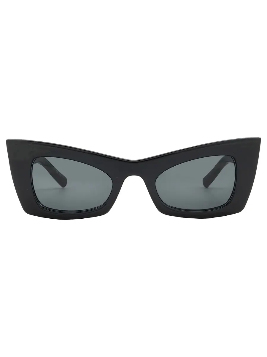 Женские солнцезащитные очки Saint Laurent Black Cat Eye SL 702 001 49 — черный