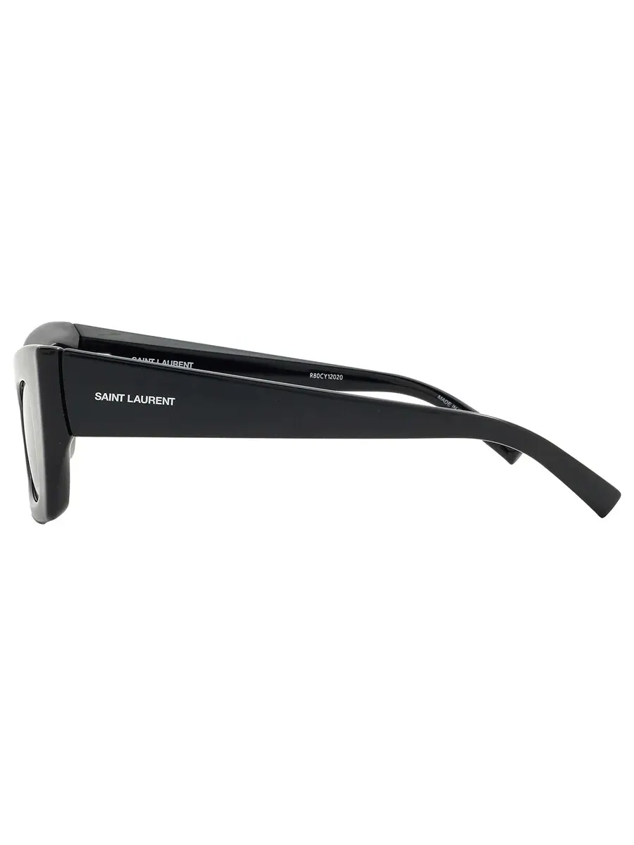 Женские солнцезащитные очки Saint Laurent Black Cat Eye SL 702 001 49 — изображение 4 из 5, черный