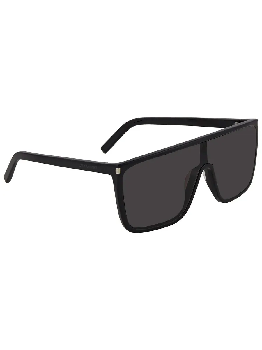 Женские солнцезащитные очки Saint Laurent Black Mask SL 364 MASK ACE 001 99 — изображение 3 из 4, черный