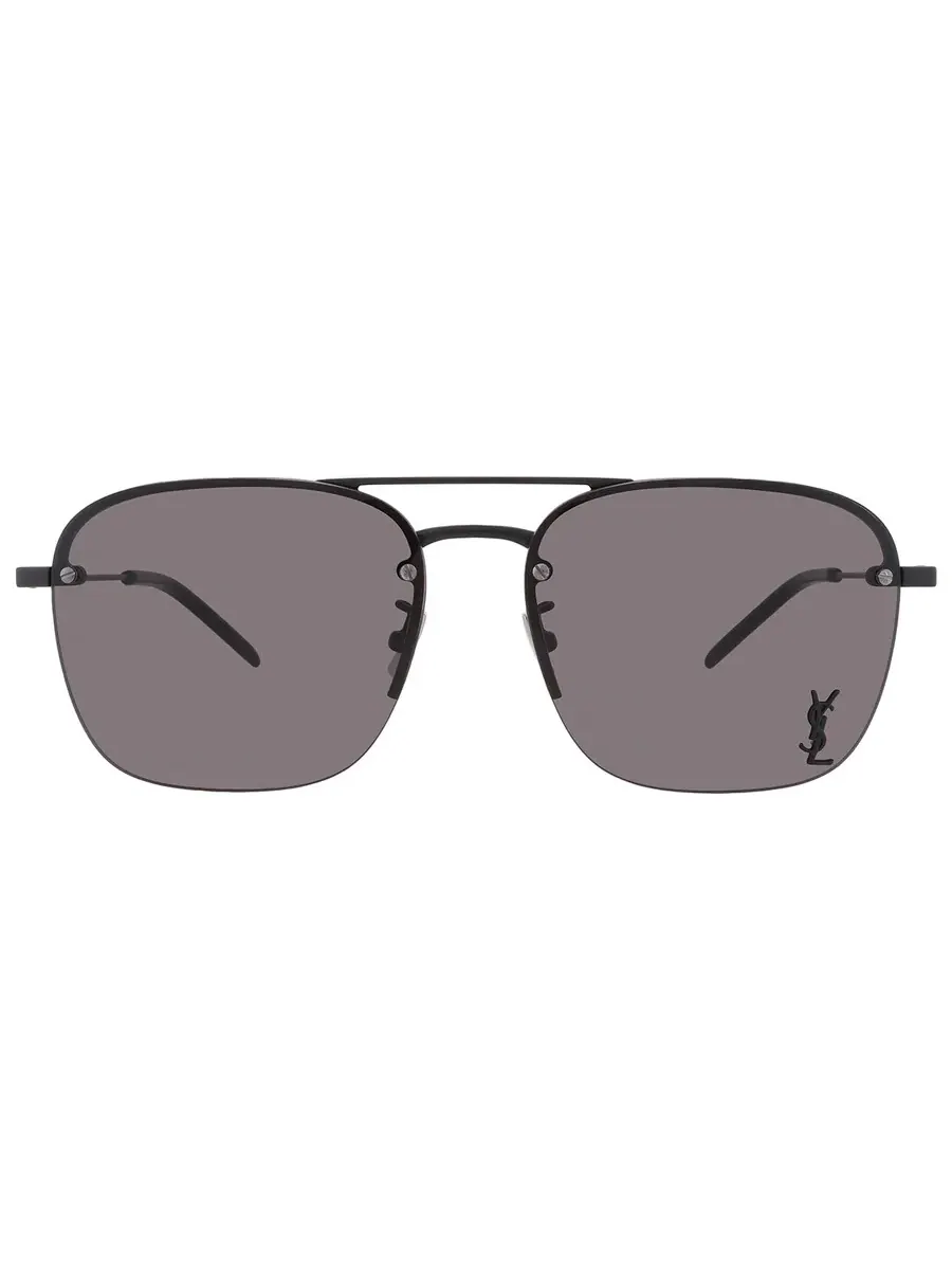 Женские солнцезащитные очки Saint Laurent Black Navigator SL 309 M 005 59