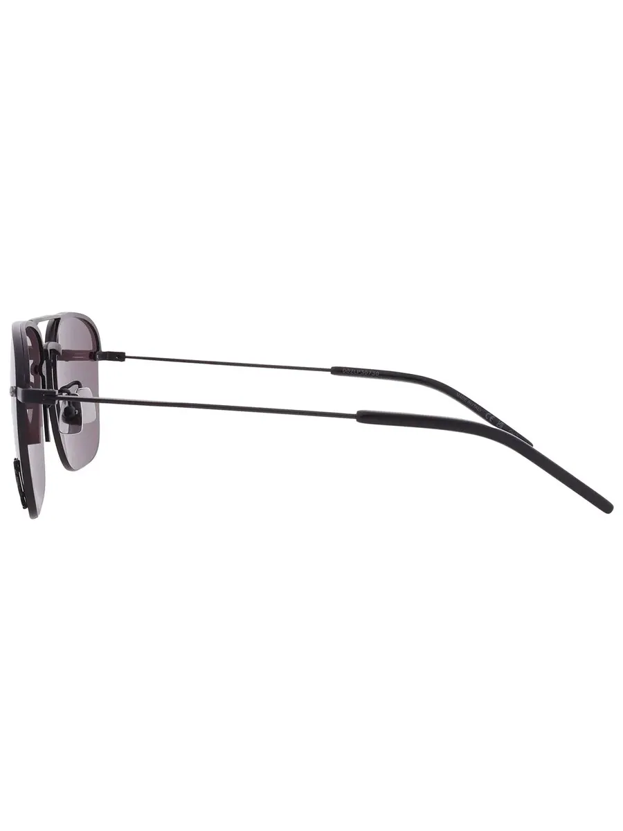Женские солнцезащитные очки Saint Laurent Black Navigator SL 309 M 005 59 — изображение 4 из 4, черный
