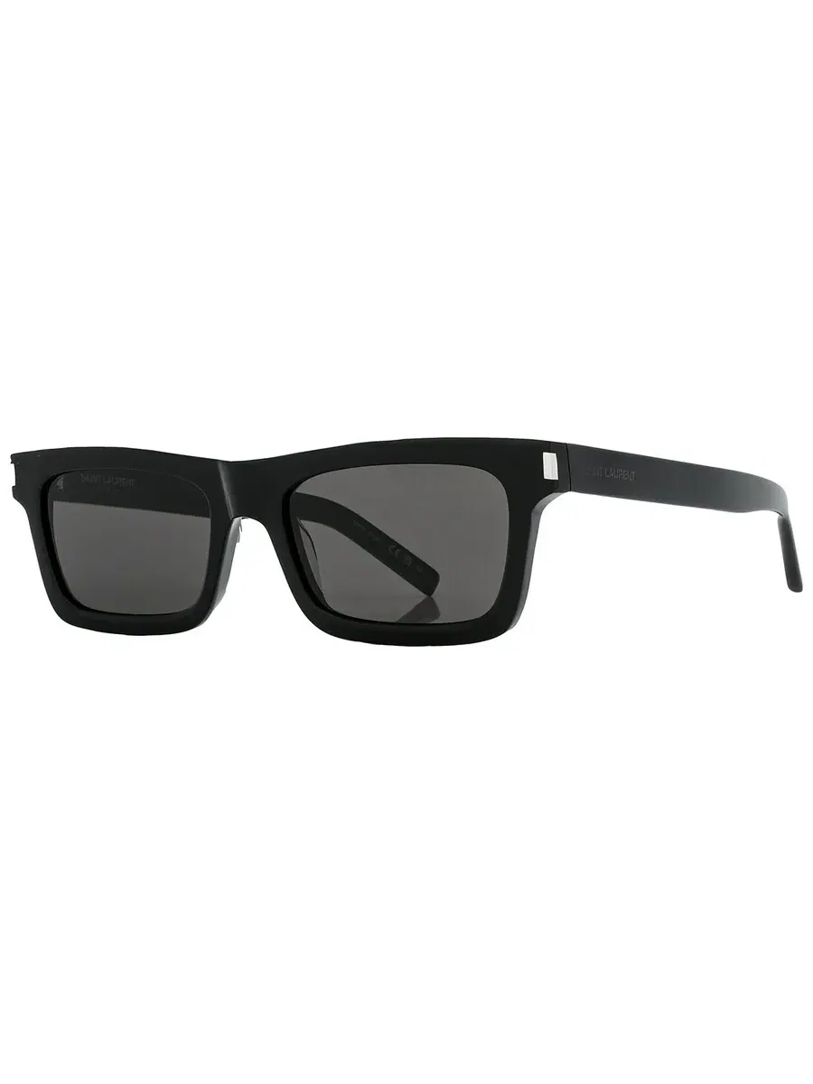 Очки для женщин Saint Laurent черные прямоугольные SL 461 BETTY 001 54 — изображение 5 из 5, черный