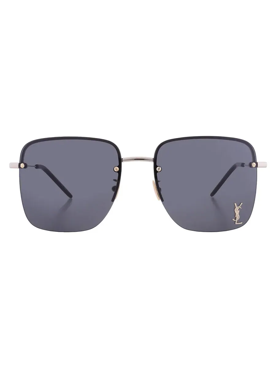 Женские солнцезащитные очки Saint Laurent Black Square SL 312 M 013 58