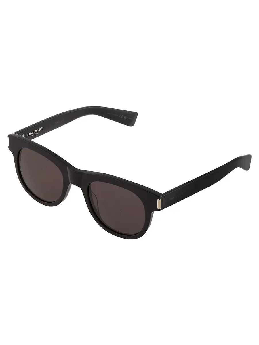 Солнцезащитные очки Saint Laurent Black Square унисекс SL 571 006 51 — изображение 3 из 4, черный