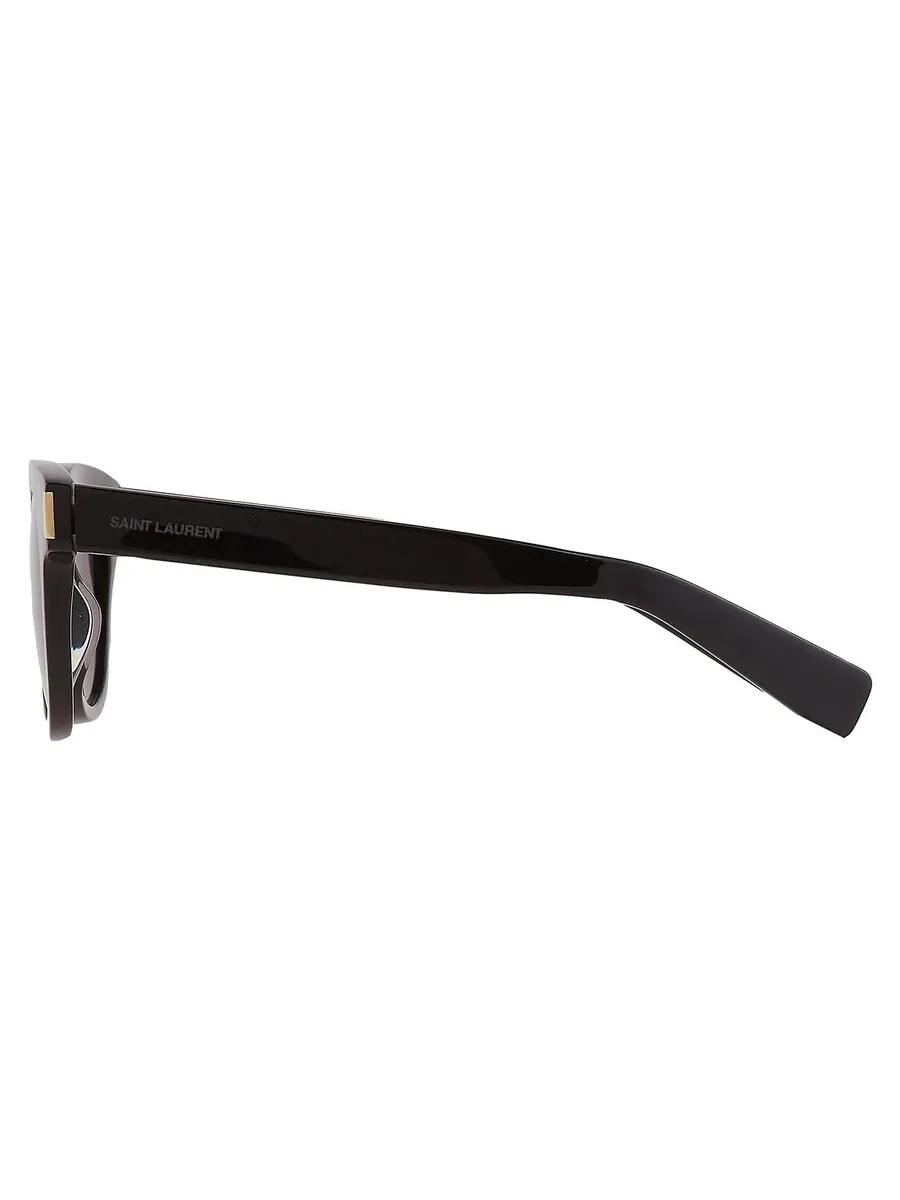 Солнцезащитные очки Saint Laurent Black Square унисекс SL 571 006 51 — изображение 4 из 4, черный