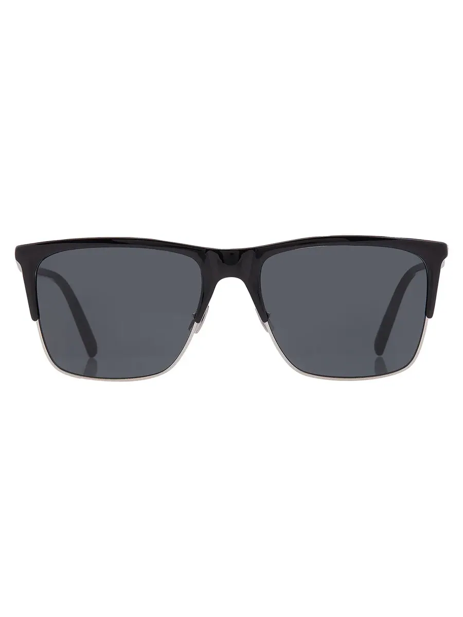Мужские солнцезащитные очки Saint Laurent Black Square SL 768 002 57