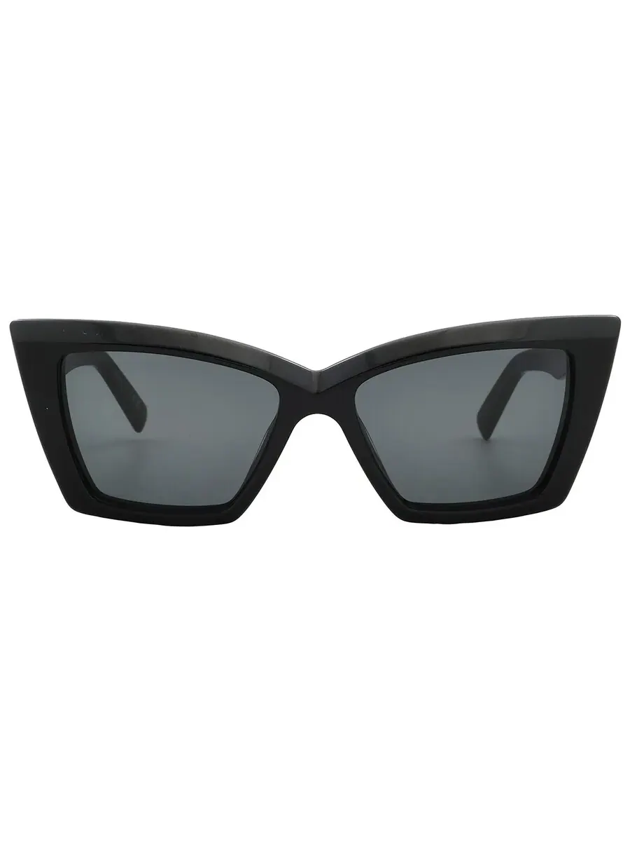 Женские солнцезащитные очки Saint Laurent Dark Grey Cat Eye SL 657 001 54