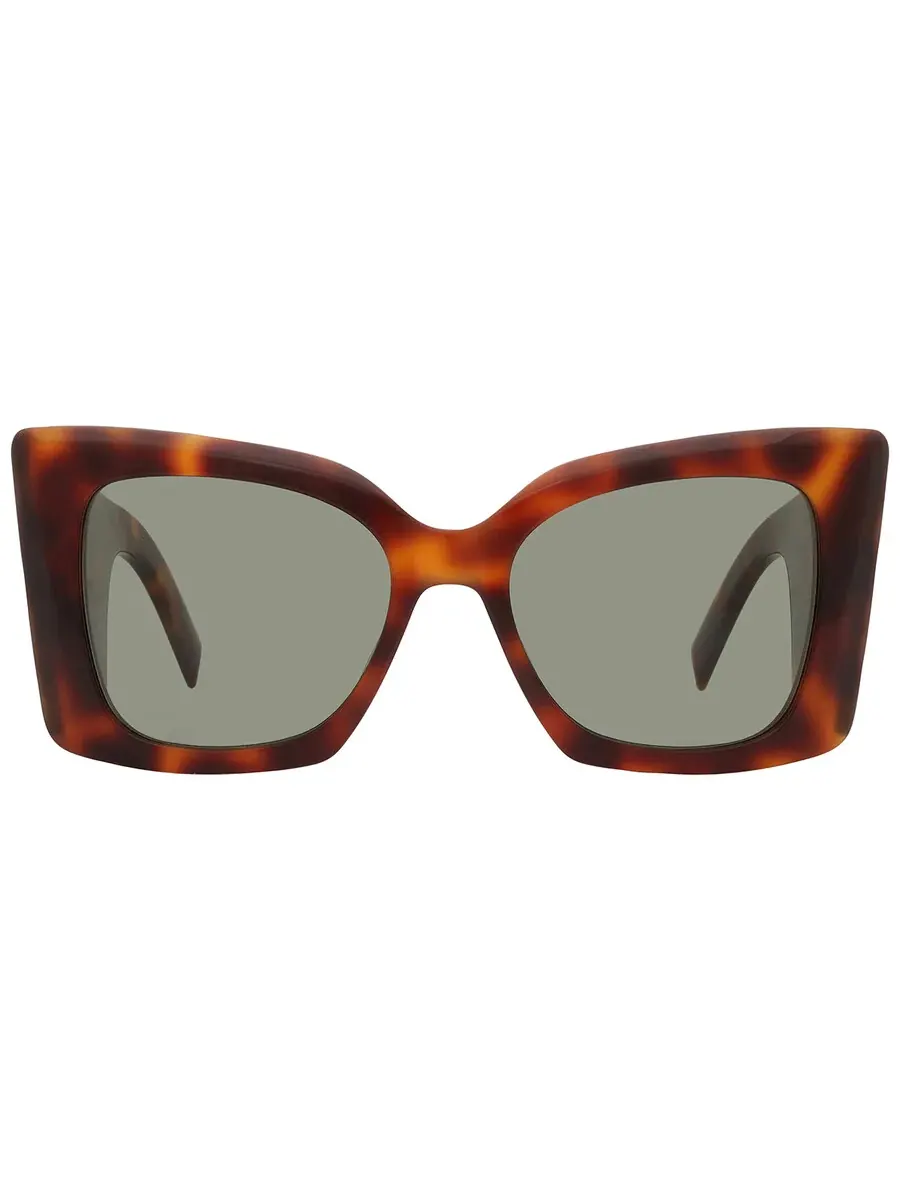 Женские солнцезащитные очки Saint Laurent Green Butterfly SL M119 BLAZE 002 54