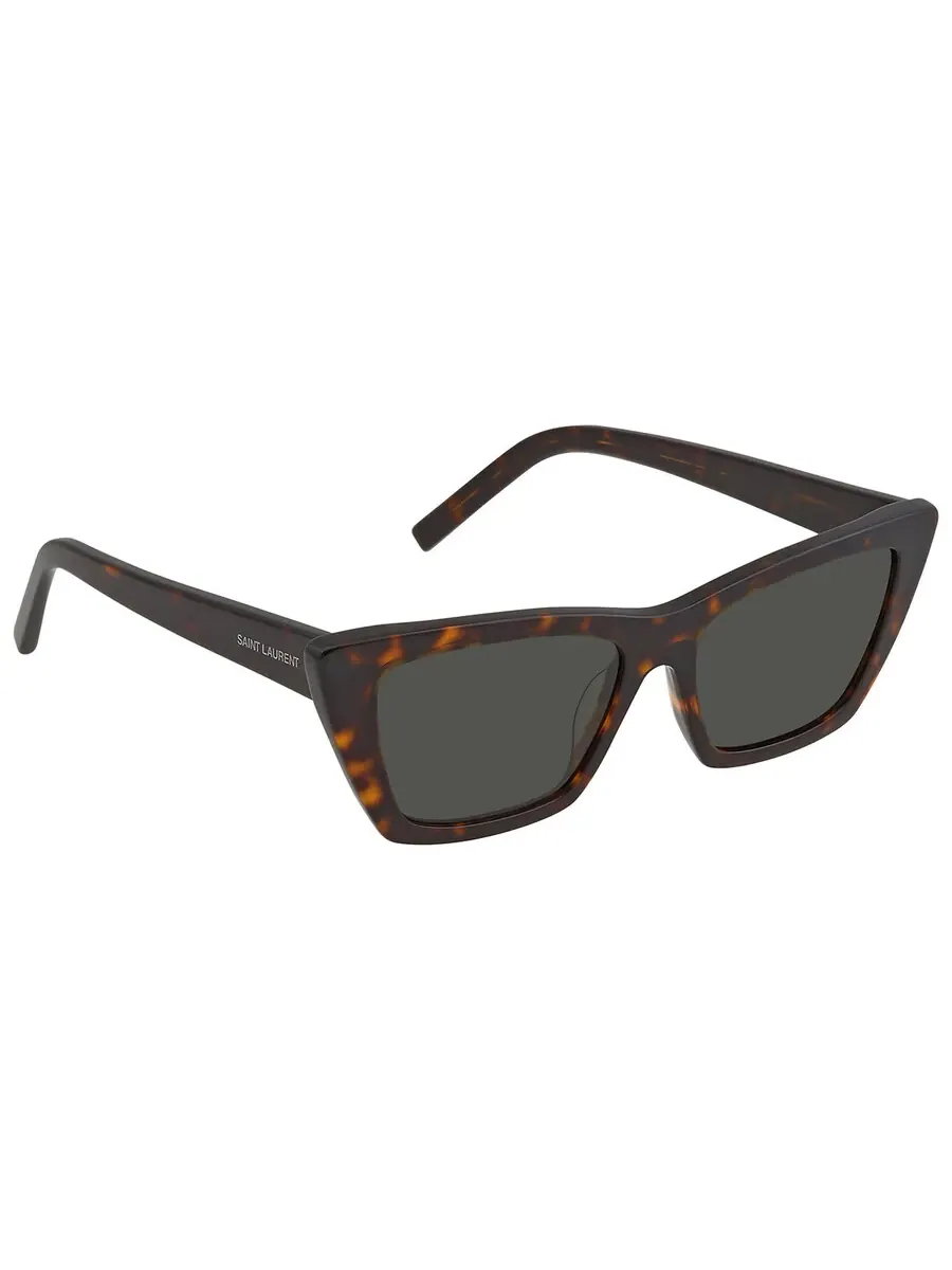 Очки для женщин Saint Laurent серые кошачий глаз SL 276 MICA 002 53 — изображение 3 из 4, хавана