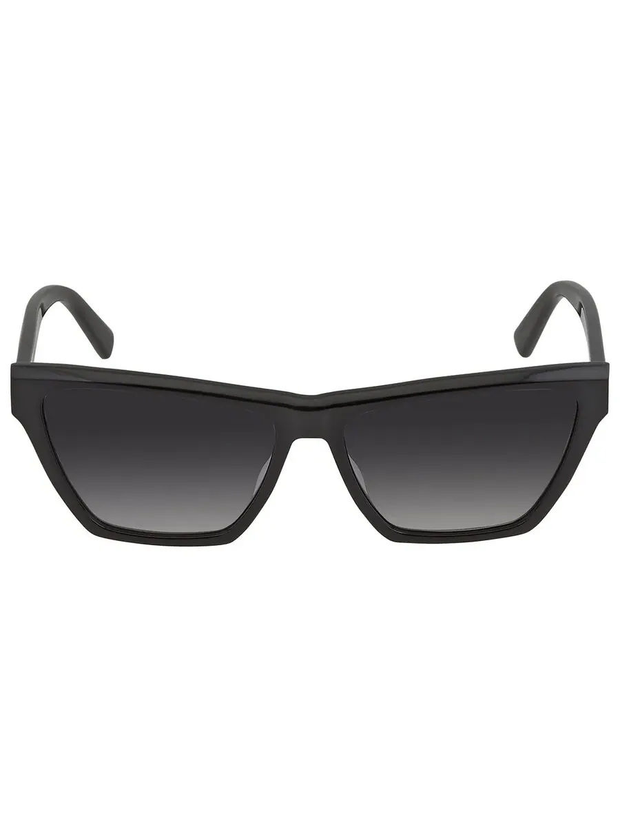Женские солнцезащитные очки Saint Laurent серого градиента в форме «котячий глаз» SL M103 001 58