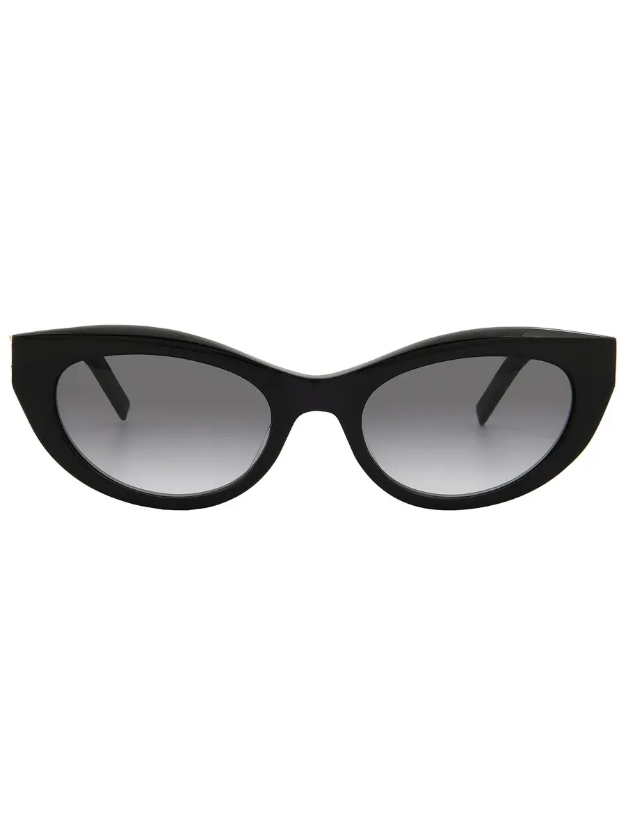 Женские солнцезащитные очки Saint Laurent «Кошачий глаз» серого градиента SL M115 002 54