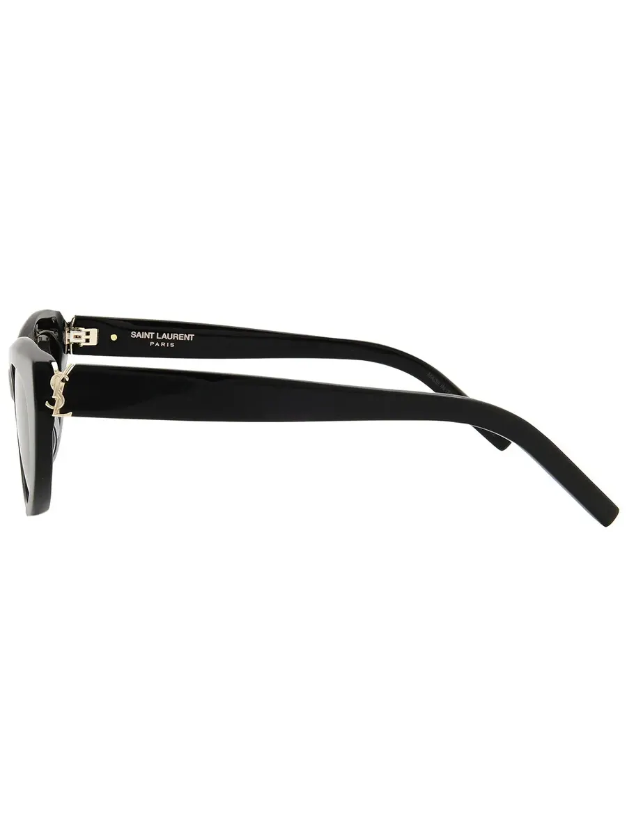 Женские солнцезащитные очки Saint Laurent «Кошачий глаз» серого градиента SL M115 002 54 — изображение 4 из 5, серый