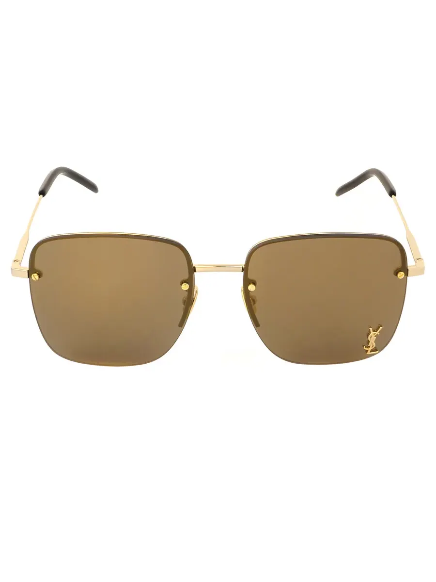 Очки для женщин Saint Laurent Mirrored Brown Square SL 312 M 006 58
