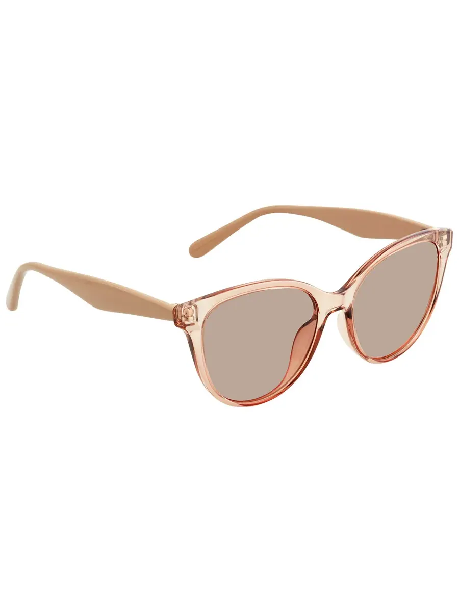 Солнцезащитные очки женские Salvatore Ferragamo бежевые «Кошачий глаз» SF1073S 278 54 — изображение 3 из 4, розовый