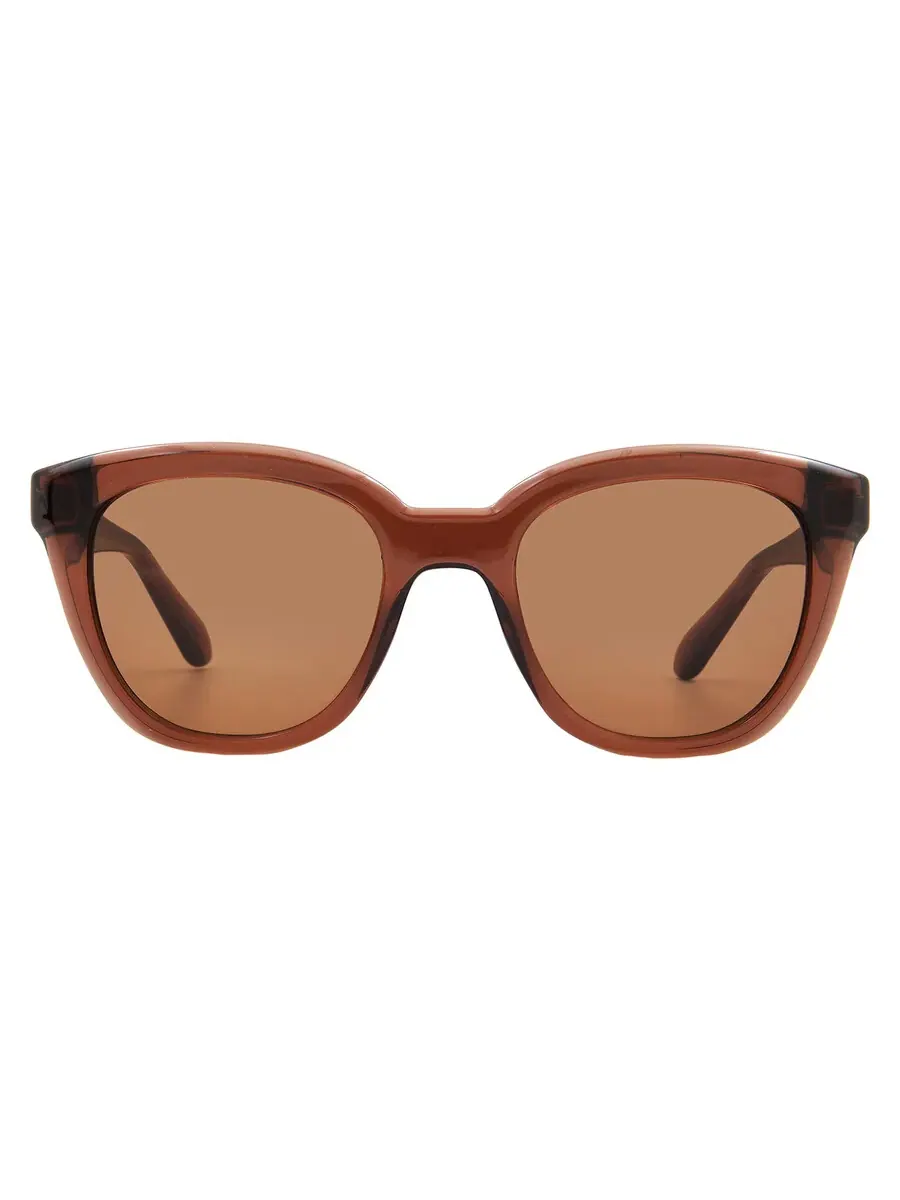 Солнцезащитные очки женские Salvatore Ferragamo коричневые кошачий глаз SF2000S 232 52