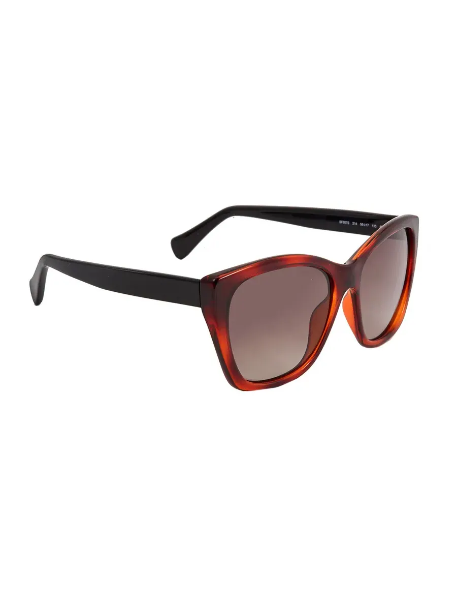 Солнцезащитные очки для женщин Salvatore Ferragamo Brown Cat Eye SF957S 214 56 — изображение 3 из 4, коричневый