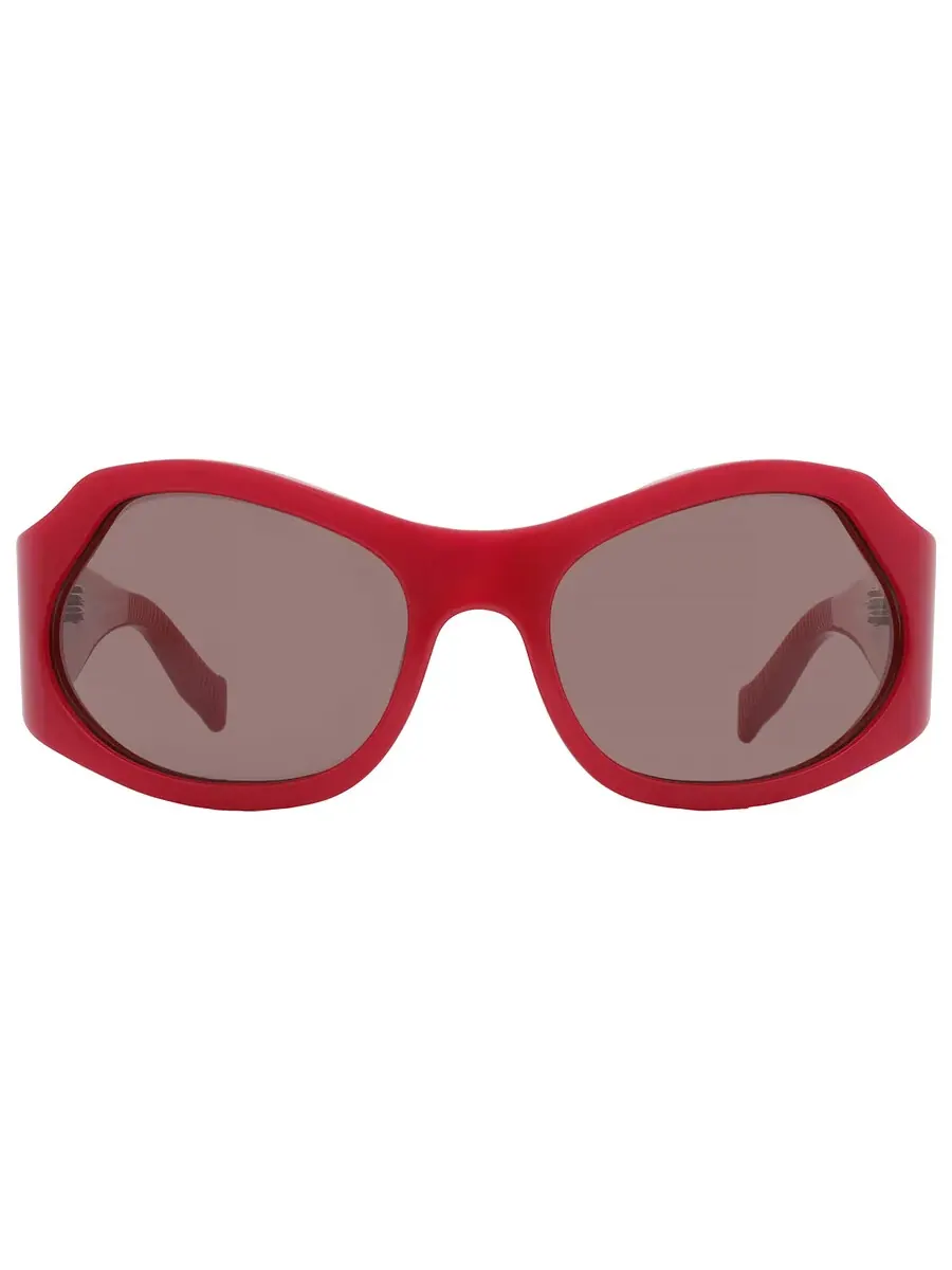 Женские солнцезащитные очки Salvatore Ferragamo Burgundy Wrap SF1078S 604 59