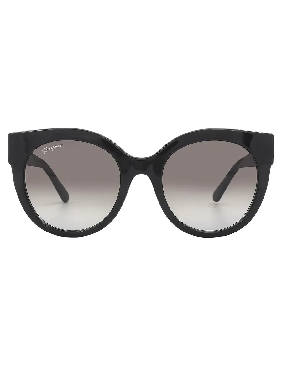 Солнцезащитные очки женские Salvatore Ferragamo серые кошачий глаз SF1031S 001 53