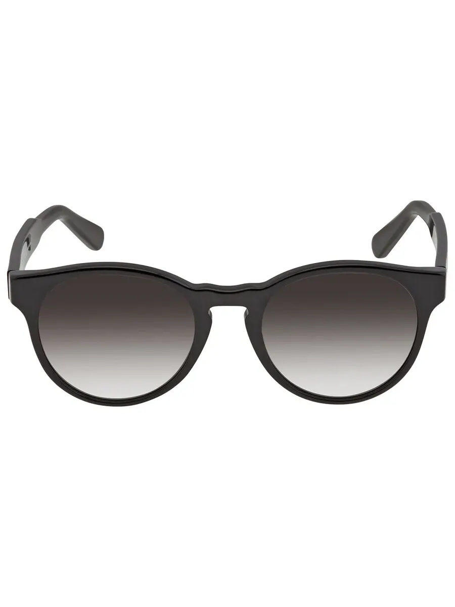 Солнцезащитные очки женские Salvatore Ferragamo серые градиентные круглые SF1068S 001 52