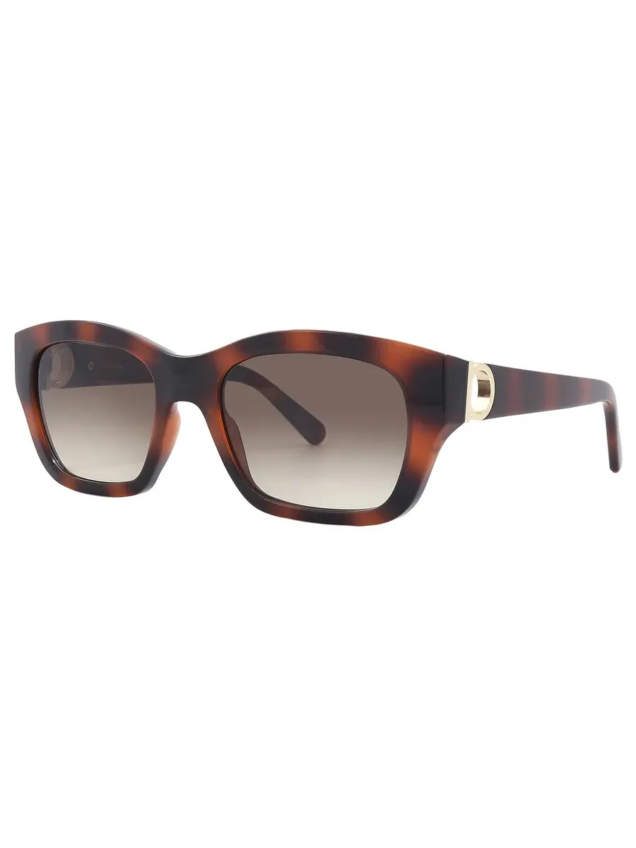 Солнцезащитные очки женские Salvatore Ferragamo SF1012S 214 53 серые градиентные квадратные — изображение 3 из 5, серый