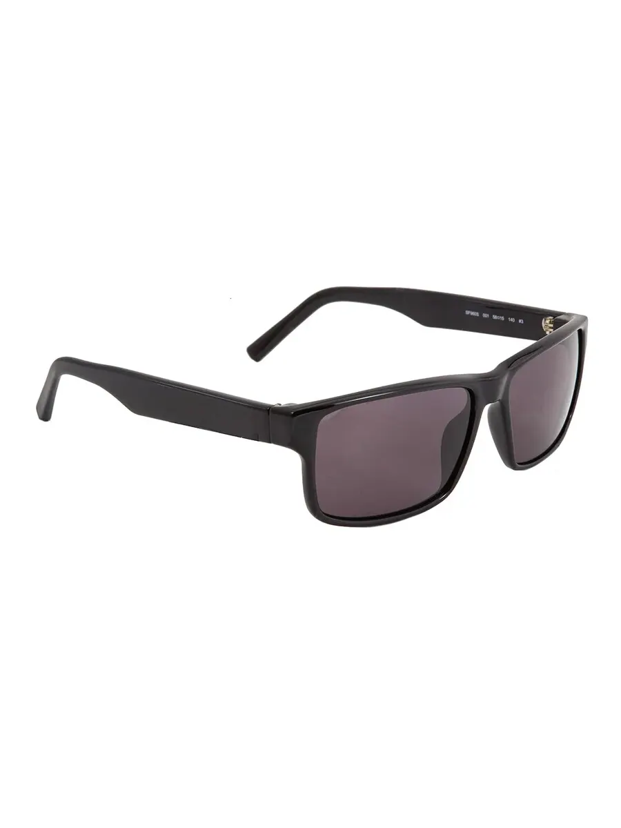 Солнцезащитные очки для мужчин Salvatore Ferragamo серые прямоугольные 58 мм SF960S 001 58 — изображение 3 из 4, черный
