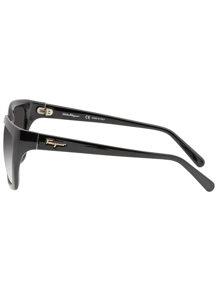 Солнцезащитные очки для женщин Salvatore Ferragamo серые прямоугольные SF1018S 001 59 — изображение 4 из 4, серый