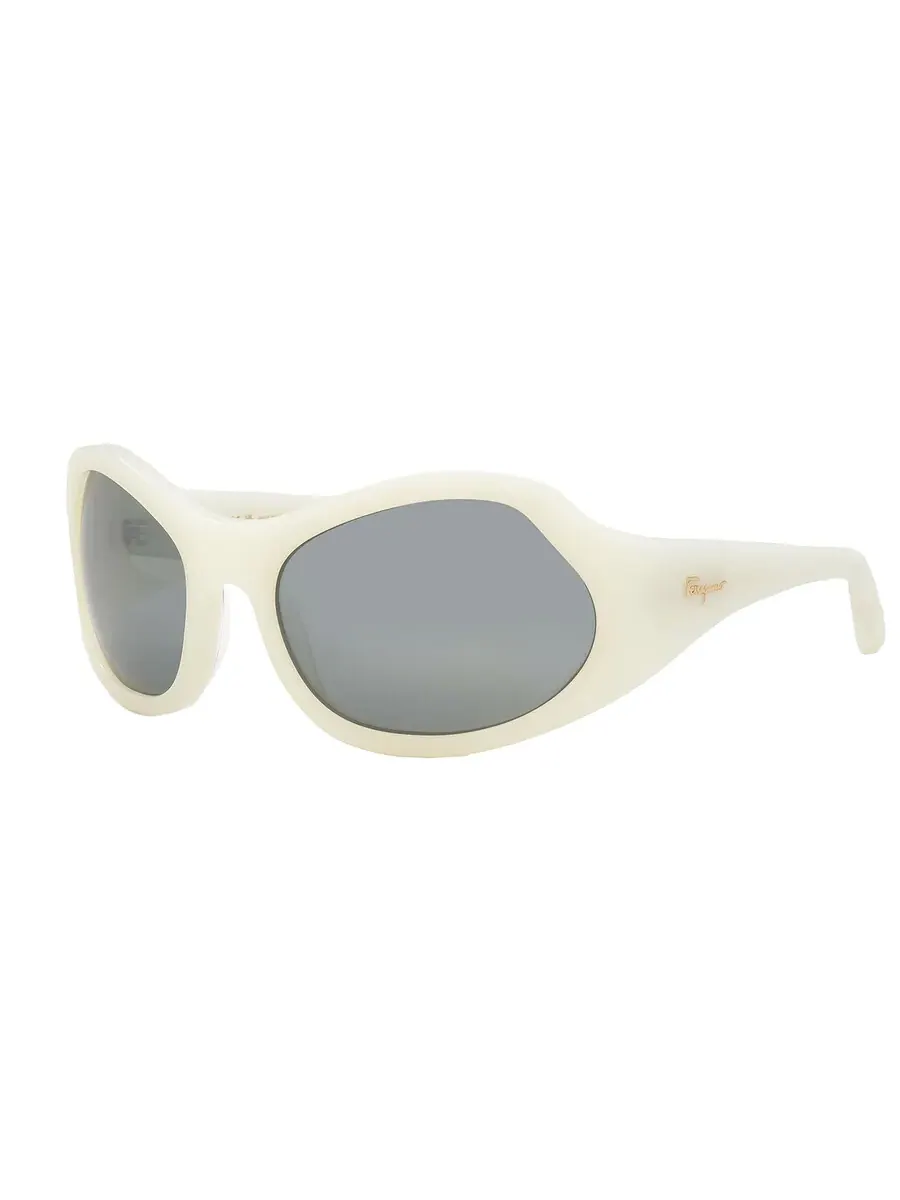Солнцезащитные очки для женщин Salvatore Ferragamo Grey Wrap SF1078S 102 59 — изображение 3 из 5, серый