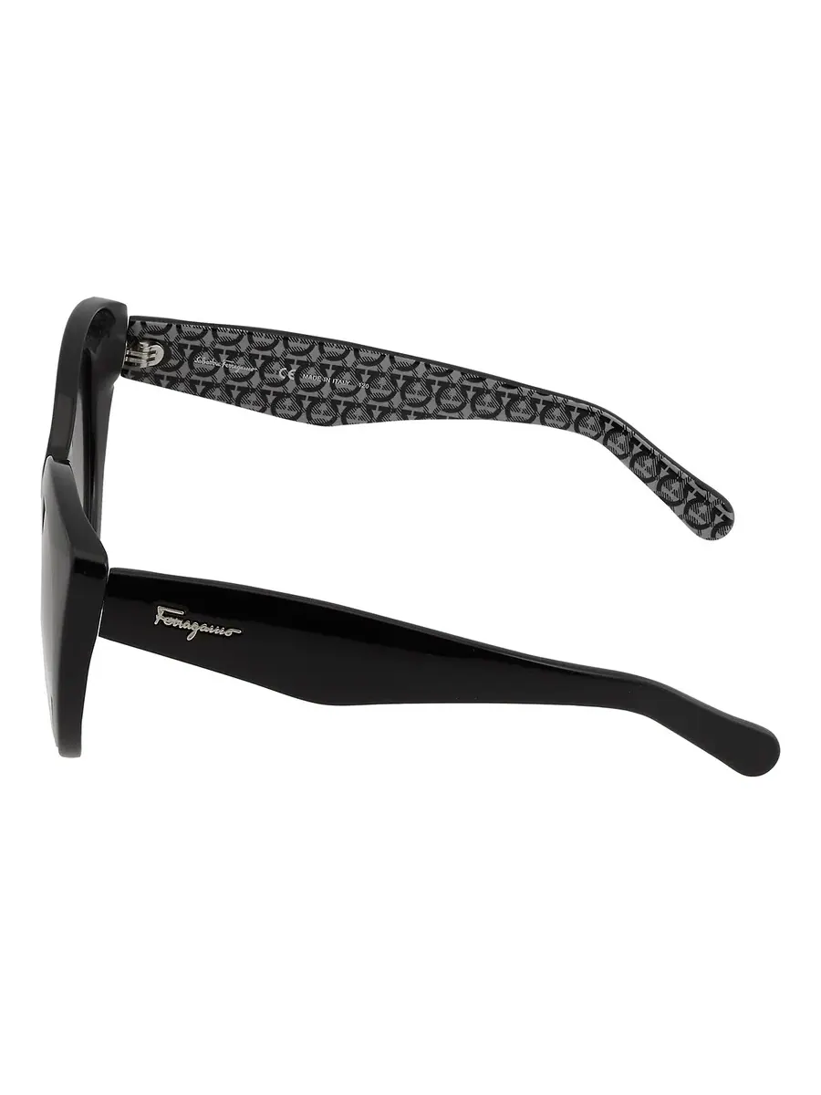 Солнцезащитные очки женские Salvatore Ferragamo Hrey Gradient Butterfly SF964S 001 54 — изображение 4 из 4, серый