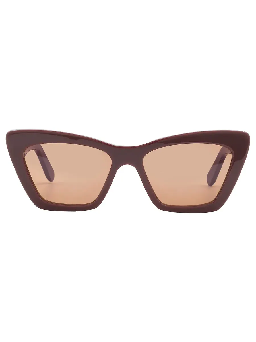 Женские солнцезащитные очки Salvatore Ferragamo Pink Cat Eye SF929S 209 55