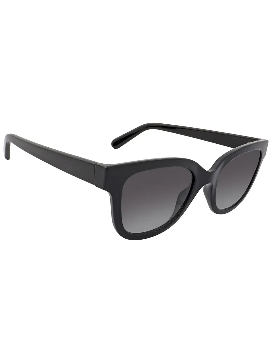 Солнцезащитные очки женские Salvatore Ferragamo Smoke Gradient Square SF1066S 001 52 — изображение 3 из 4, черный