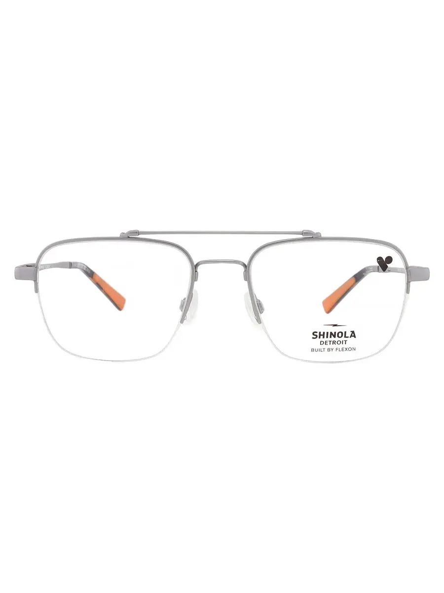 Мужские очки Shinola Demo Navigator SH21000 045 52 — серебристый