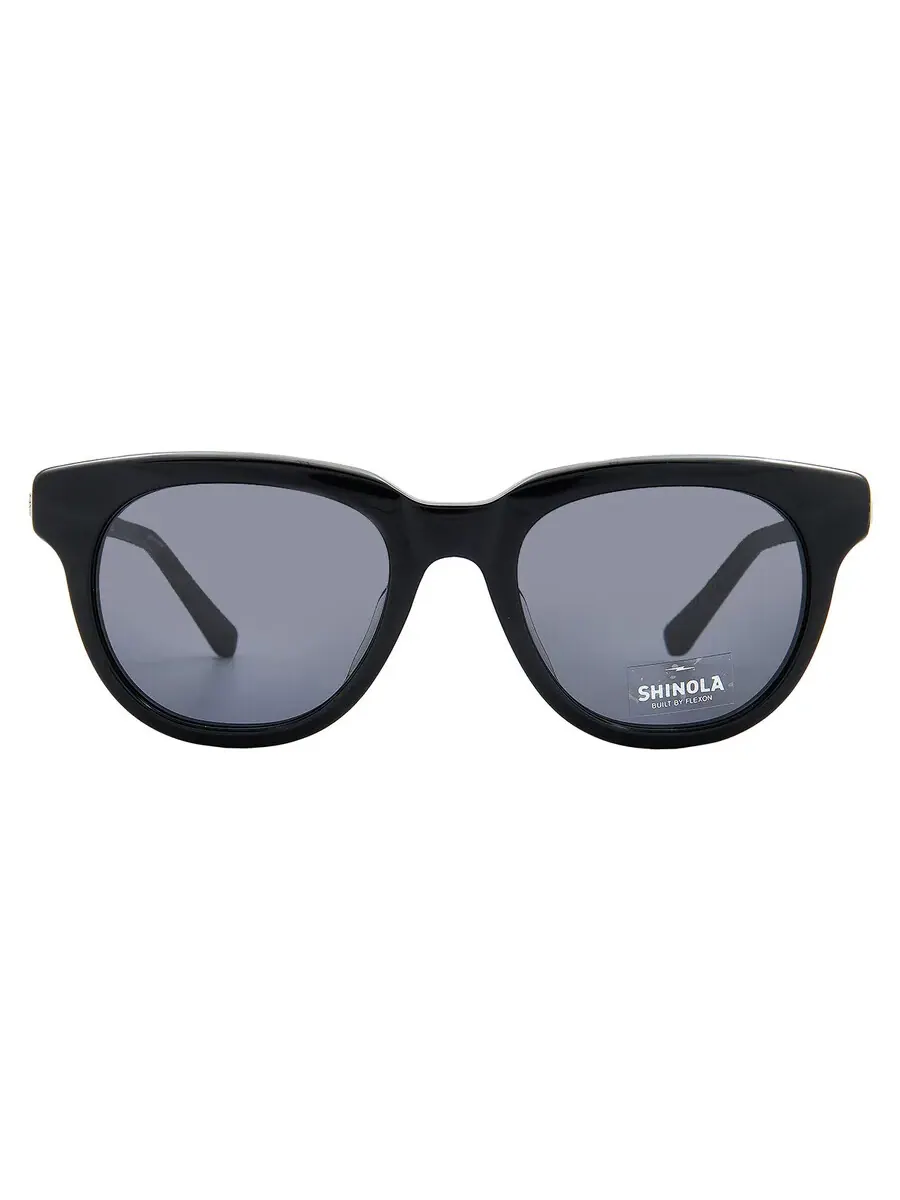 Очки солнцезащитные унисекс Shinola Grey Oval SH1501S 001 51 — черный