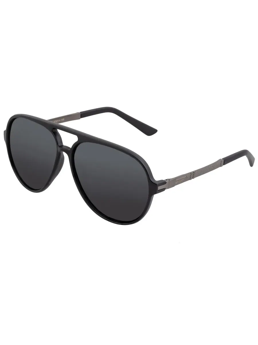 Упростите унисекс-солнцезащитные очки Spencer Pilot SSU120-BN Simplify — черный