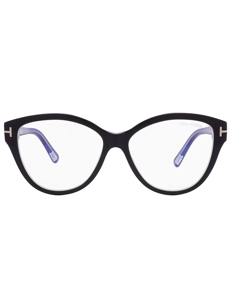 Женские очки Tom Ford Blue Light Block Cat Eye FT5954-B 003 54 — прозрачный