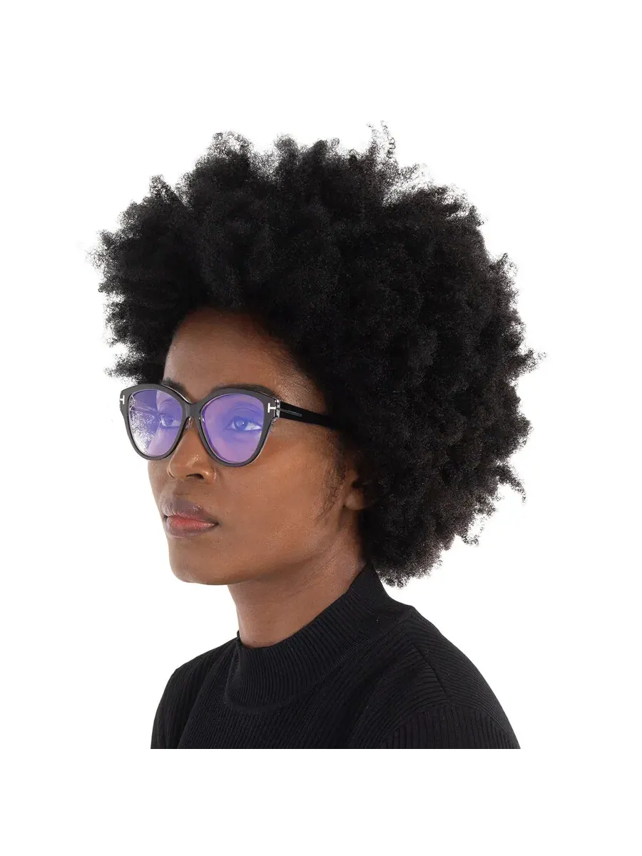 Женские очки Tom Ford Blue Light Block Cat Eye FT5954-B 003 54 — 2