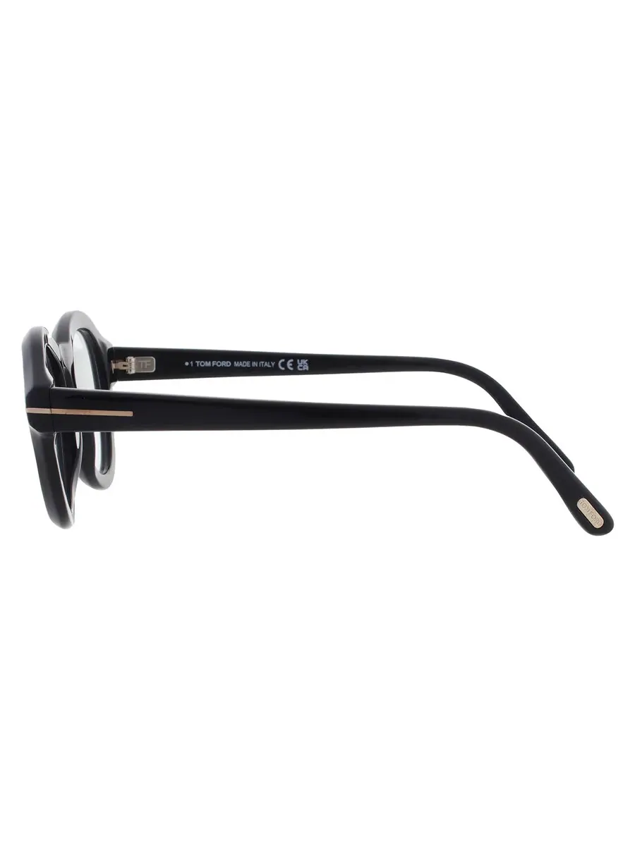 Мужские очки Tom Ford с геометрическим рисунком, блокирующие синий свет, FT5962-B 001 50 — изображение 4 из 4, черный