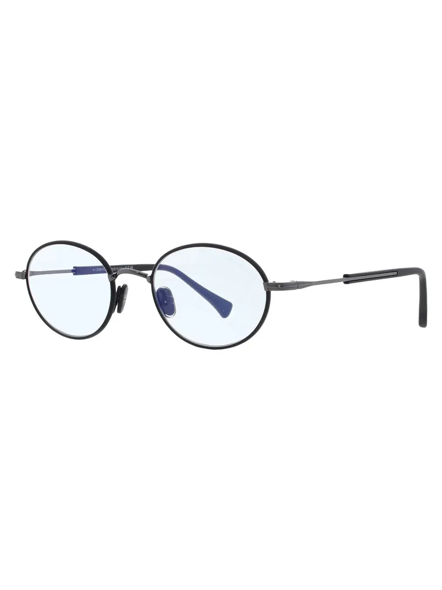 Овальные мужские очки Tom Ford с защитой от синего света FT5973-B 020 49 — изображение 2 из 4, серый