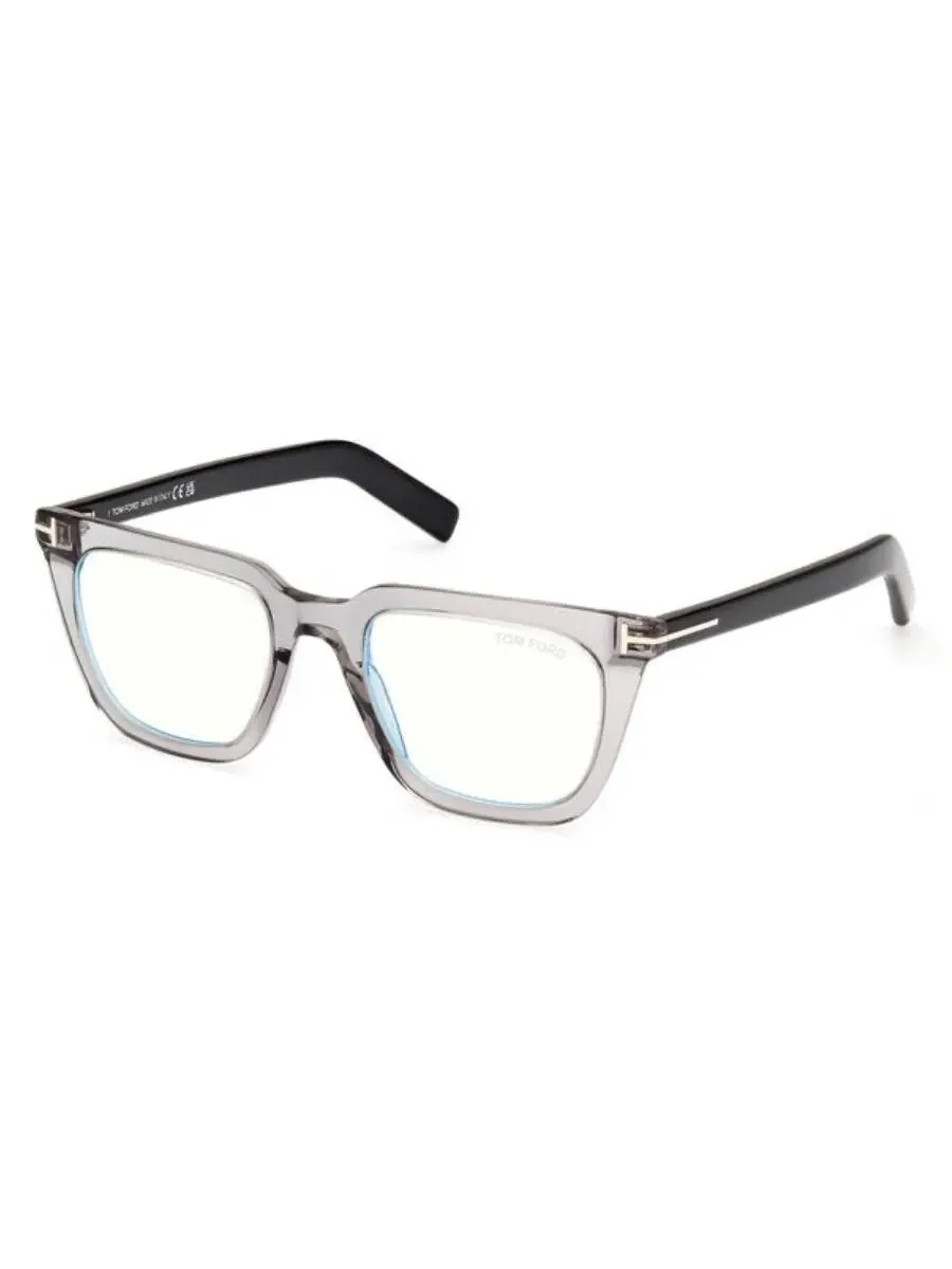 Мужские квадратные очки Tom Ford с защитой от синего света FT5963-B 020 50
