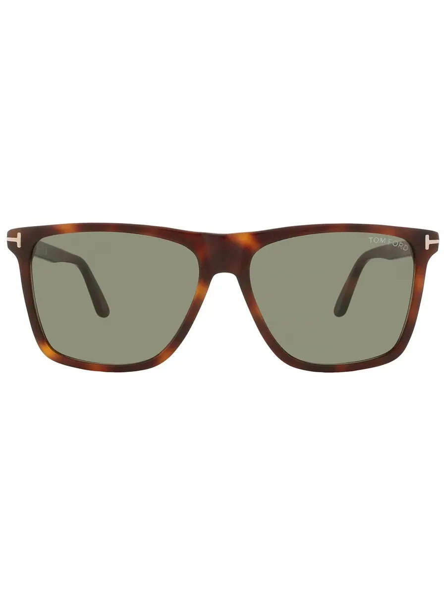 Мужские солнцезащитные очки Tom Ford Fletcher Green Square FT0832 53N 59