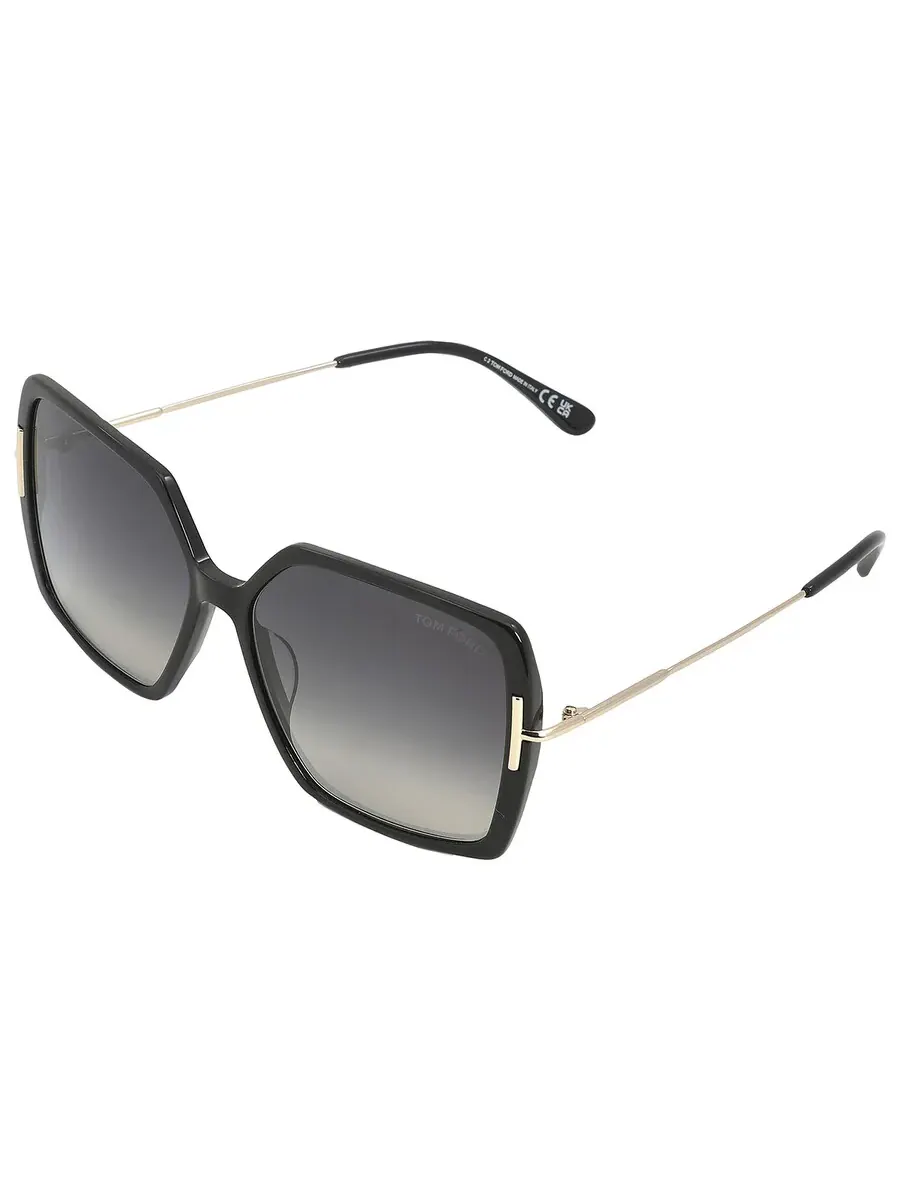 Очки для женщин Tom Ford Joanna Smoke с градиентными линзами FT1039 01B 59 — изображение 5 из 5, серый