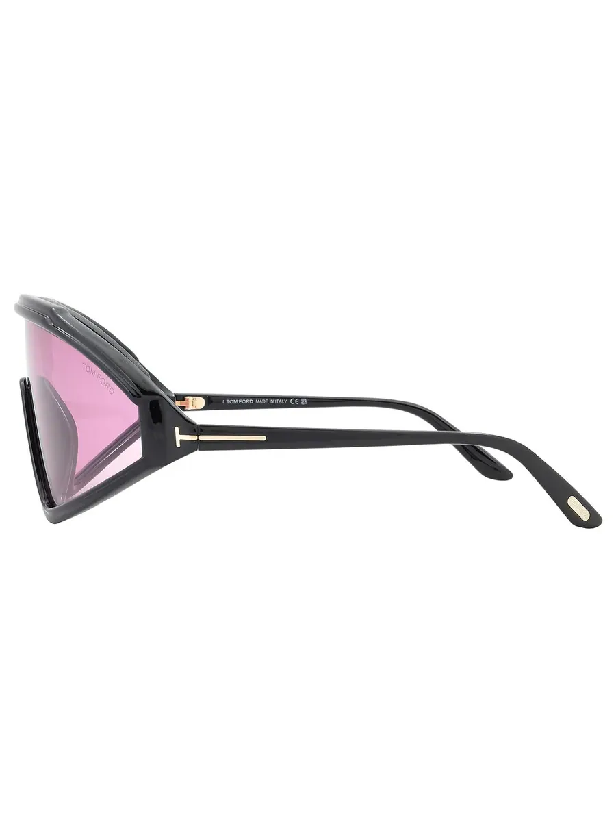 Очки для женщин Tom Ford Lorna Violet Shield FT1121 01Y 00 — изображение 4 из 5, фиолетовый